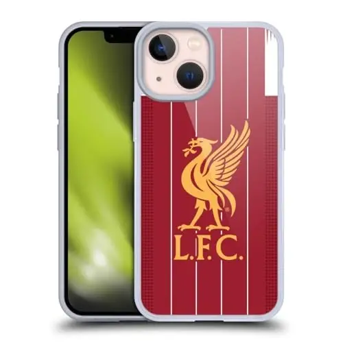 Head Case Designs Officially Licensed Liverpool Football Club Home 2019/20 Kit Gel Case [Military Grade Protection] Compatible with Apple iPhone 13 Mini and Compatible with MagSafe - HEAD CASE DESIGNS