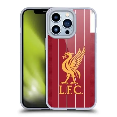 Head Case Designs Officially Licensed Liverpool Football Club Home 2019/20 Kit Gel Case [Military Grade Protection] Compatible with Apple iPhone 13 Pro and Compatible with MagSafe 
