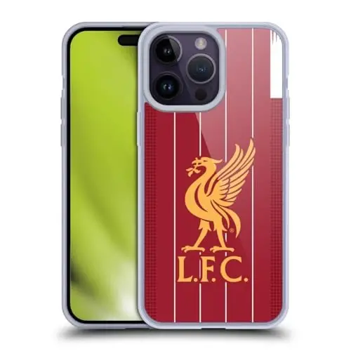 Head Case Designs Officially Licensed Liverpool Football Club Home 2019/20 Kit Gel Case [Military Grade Protection] Compatible with Apple iPhone 14 Pro Max and Compatible with MagSafe 