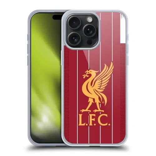 Head Case Designs Officially Licensed Liverpool Football Club Home 2019/20 Kit Gel Case [Military Grade Protection] Compatible with Apple iPhone 15 Pro Max and Compatible with MagSafe - 1