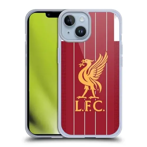 Head Case Designs Officially Licensed Liverpool Football Club Home 2019/20 Kit Gel Case [Military Grade Protection] Compatible with Apple iPhone 14 - 1