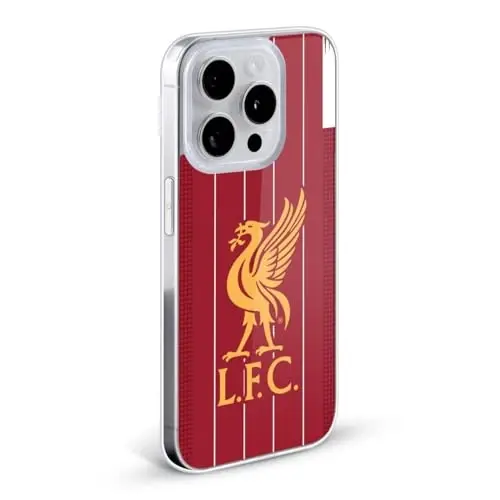 Head Case Designs Officially Licensed Liverpool Football Club Home 2019/20 Kit Gel Case [Military Grade Protection] Compatible with Apple iPhone 14 - HEAD CASE DESIGNS (1)