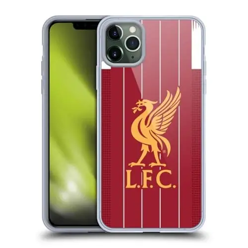 Head Case Designs Officially Licensed Liverpool Football Club Home 2019/20 Kit Soft Gel Case Compatible with Apple iPhone 11 Pro Max - 1