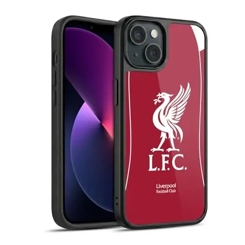 Head Case Designs Officially Licensed Liverpool Football Club Home 2025/26 Kit Gel Armor Case [Military Grade Drop Protection] Compatible with Apple iPhone 13 - 1
