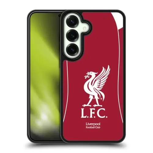 Head Case Designs Officially Licensed Liverpool Football Club Home 2025/26 Kit Gel Armor Case [Military Grade Drop Protection] Compatible with Samsung Galaxy S25 