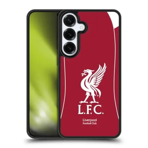 Head Case Designs Officially Licensed Liverpool Football Club Home 2025/26 Kit Gel Armor Case [Military Grade Drop Protection] Compatible with Samsung Galaxy S25+ 