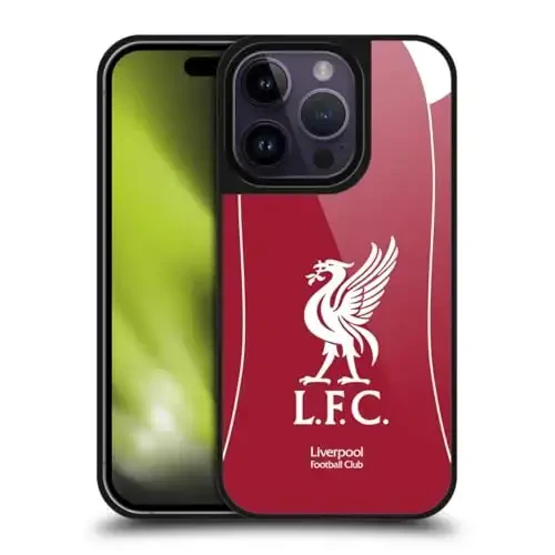 Head Case Designs Officially Licensed Liverpool Football Club Home 2025/26 Kit Gel Armour Case [Military Grade Protection] Compatible with Apple iPhone 14 Pro - 1