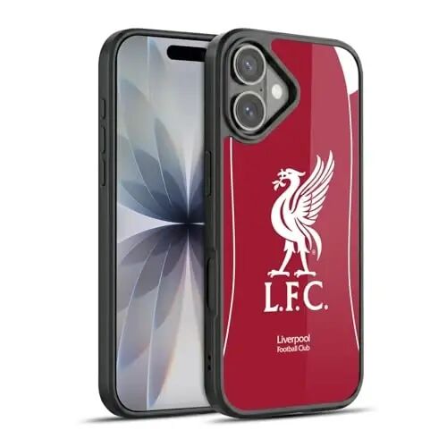Head Case Designs Officially Licensed Liverpool Football Club Home 2025/26 Kit Gel Armor Case [Military Grade Drop Protection] Compatible with Apple iPhone 17 