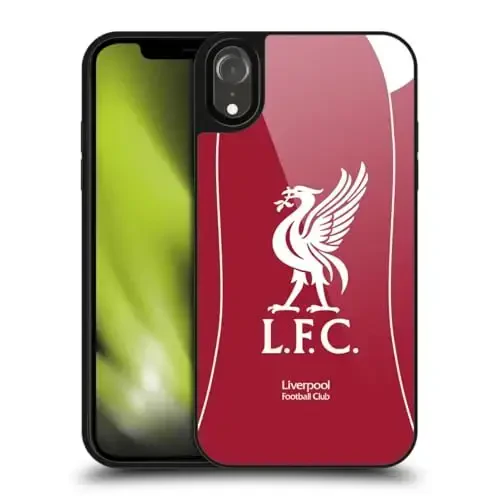 Head Case Designs Officially Licensed Liverpool Football Club Home 2025/26 Kit Gel Armour Case [Military Grade Protection] Compatible with Apple iPhone XR - 1
