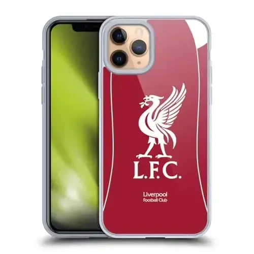 Head Case Designs Officially Licensed Liverpool Football Club Home 2025/26 Kit Gel Case [Military Grade Protection] Compatible with Apple iPhone 11 Pro - 1