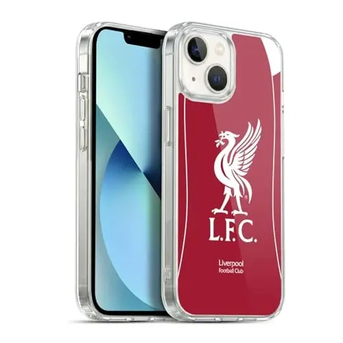 Head Case Designs Officially Licensed Liverpool Football Club Home 2025/26 Kit Gel Case [Military Grade Protection] Compatible with Apple iPhone 13 