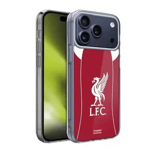 Head Case Designs Officially Licensed Liverpool Football Club Home 2025/26 Kit Gel Case [Military Grade Protection] Compatible with Apple iPhone 17 Pro Max - 5