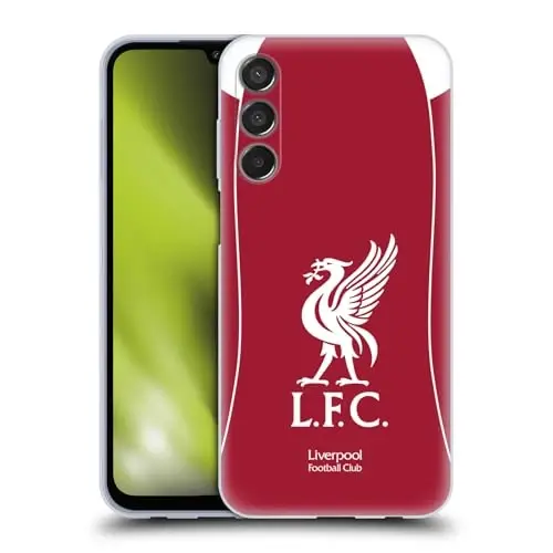 Head Case Designs Officially Licensed Liverpool Football Club Home 2025/26 Kit Gel Case [Military Grade Protection] Compatible with Samsung Galaxy M15/F15 5G 
