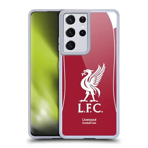 Head Case Designs Officially Licensed Liverpool Football Club Home 2025/26 Kit Gel Case [Military Grade Protection] Compatible with Samsung Galaxy S21 Ultra 5G and Compatible with MagSafe - 1