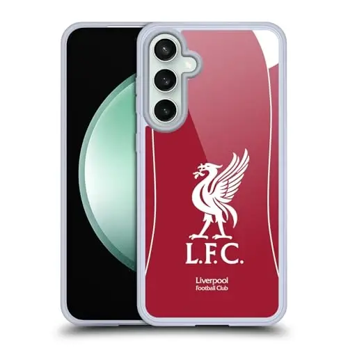Head Case Designs Officially Licensed Liverpool Football Club Home 2025/26 Kit Gel Case [Military Grade Protection] Compatible with Samsung Galaxy S23 FE 5G and Compatible with MagSafe - 6