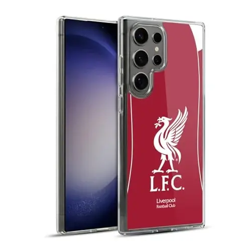 Head Case Designs Officially Licensed Liverpool Football Club Home 2025/26 Kit Gel Case [Military Grade Protection] Compatible with Samsung Galaxy S23 Ultra 5G and Compatible with MagSafe 