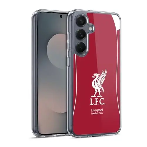 Head Case Designs Officially Licensed Liverpool Football Club Home 2025/26 Kit Gel Case [Military Grade Protection] Compatible with Samsung Galaxy S25 and Compatible with MagSafe 