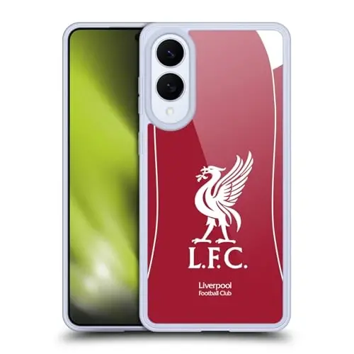 Head Case Designs Officially Licensed Liverpool Football Club Home 2025/26 Kit Gel Case [Military Grade Protection] Compatible with Samsung Galaxy S25 Edge 