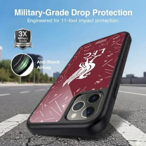 Head Case Designs Officially Licensed Liverpool Football Club Home 2026/27 Kit Gel Armor Case [Military Grade Drop Protection] Compatible with Apple iPhone 11 Pro Max - Head Case Designs (1)
