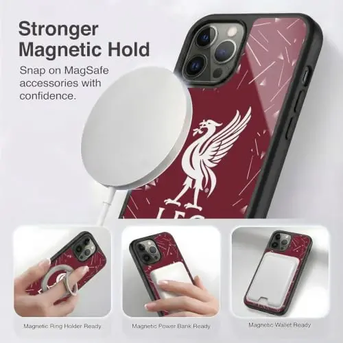 Head Case Designs Officially Licensed Liverpool Football Club Home 2026/27 Kit Gel Armor Case [Military Grade Drop Protection] Compatible with Apple iPhone 12 Pro Max - 3