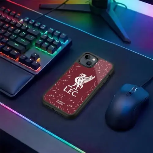 Head Case Designs Officially Licensed Liverpool Football Club Home 2026/27 Kit Gel Armor Case [Military Grade Drop Protection] Compatible with Apple iPhone 14 Plus - 5