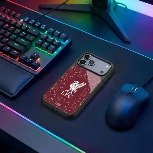 Head Case Designs Officially Licensed Liverpool Football Club Home 2026/27 Kit Gel Armor Case [Military Grade Drop Protection] Compatible with Apple iPhone 18 Pro - 5