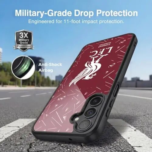 Head Case Designs Officially Licensed Liverpool Football Club Home 2026/27 Kit Gel Armor Case [Military Grade Drop Protection] Compatible with Samsung Galaxy A25 5G - Head Case Designs (1)