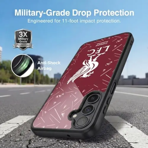 Head Case Designs Officially Licensed Liverpool Football Club Home 2026/27 Kit Gel Armor Case [Military Grade Drop Protection] Compatible with Samsung Galaxy A25 5G - 2