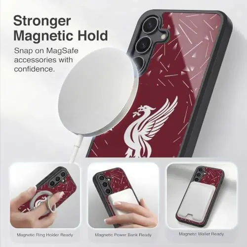 Head Case Designs Officially Licensed Liverpool Football Club Home 2026/27 Kit Gel Armor Case [Military Grade Drop Protection] Compatible with Samsung Galaxy S25 FE - 6