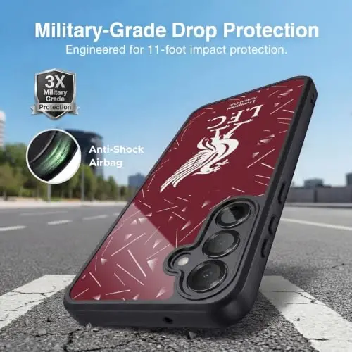 Head Case Designs Officially Licensed Liverpool Football Club Home 2026/27 Kit Gel Armor Case [Military Grade Drop Protection] Compatible with Samsung Galaxy S25 - Head Case Designs (1)