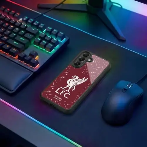 Head Case Designs Officially Licensed Liverpool Football Club Home 2026/27 Kit Gel Armor Case [Military Grade Drop Protection] Compatible with Samsung Galaxy S25 - 5