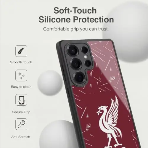 Head Case Designs Officially Licensed Liverpool Football Club Home 2026/27 Kit Gel Armor Case [Military Grade Drop Protection] Compatible with Samsung Galaxy S25 Ultra - 4