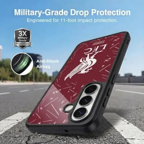 Head Case Designs Officially Licensed Liverpool Football Club Home 2026/27 Kit Gel Armor Case [Military Grade Drop Protection] Compatible with Samsung Galaxy S26 Plus - Head Case Designs (1)