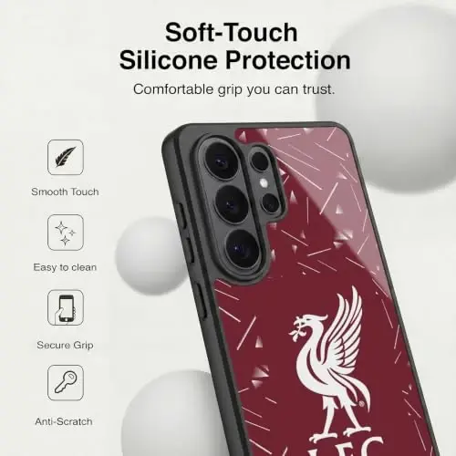 Head Case Designs Officially Licensed Liverpool Football Club Home 2026/27 Kit Gel Armor Case [Military Grade Drop Protection] Compatible with Samsung Galaxy S26 Ultra - 4