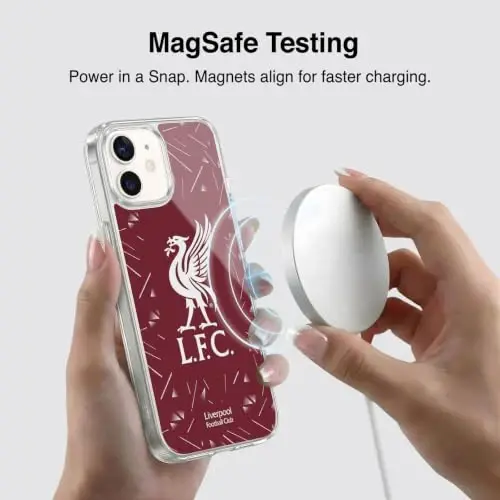 Head Case Designs Officially Licensed Liverpool Football Club Home 2026/27 Kit Gel Case [Military Grade Protection] Compatible with Apple iPhone 12 / iPhone 12 Pro and Compatible with MagSafe - 3