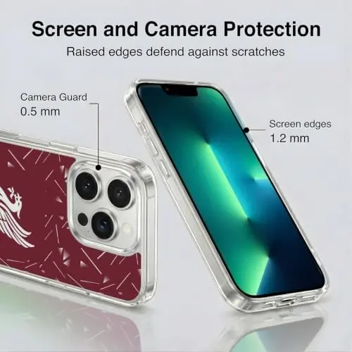 Head Case Designs Officially Licensed Liverpool Football Club Home 2026/27 Kit Gel Case [Military Grade Protection] Compatible with Apple iPhone 13 Pro and Compatible with MagSafe - 5
