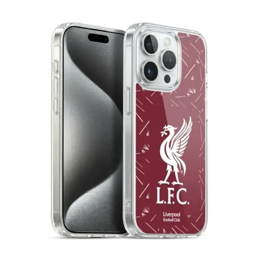 Head Case Designs Officially Licensed Liverpool Football Club Home 2026/27 Kit Gel Case [Military Grade Protection] Compatible with Apple iPhone 15 Pro and Compatible with MagSafe - 1
