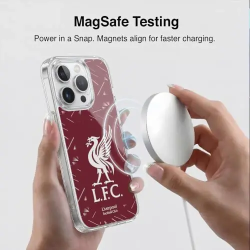 Head Case Designs Officially Licensed Liverpool Football Club Home 2026/27 Kit Gel Case [Military Grade Protection] Compatible with Apple iPhone 15 Pro Max and Compatible with MagSafe - 3