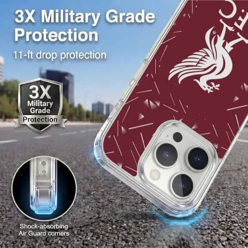 Head Case Designs Officially Licensed Liverpool Football Club Home 2026/27 Kit Gel Case [Military Grade Protection] Compatible with Apple iPhone 16 Pro and Compatible with MagSafe - Head Case Designs (1)