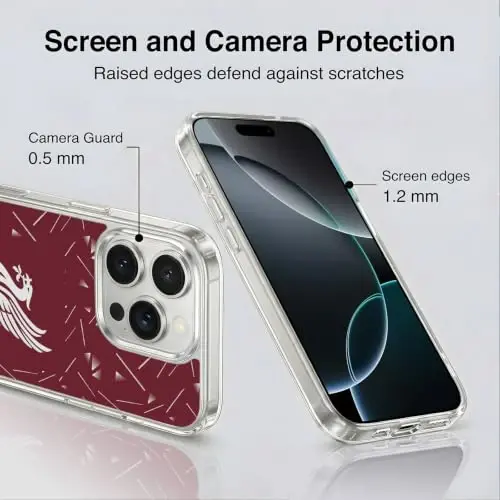 Head Case Designs Officially Licensed Liverpool Football Club Home 2026/27 Kit Gel Case [Military Grade Protection] Compatible with Apple iPhone 16 Pro and Compatible with MagSafe - 5