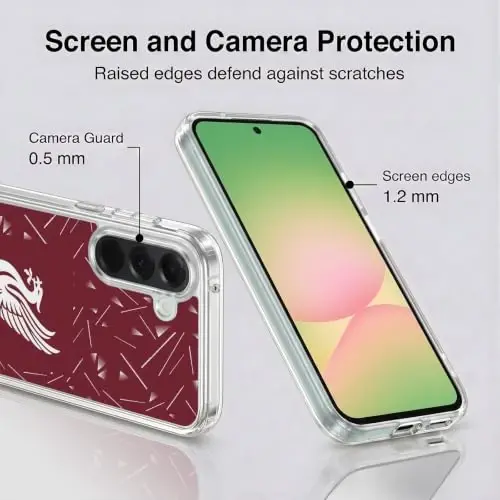 Head Case Designs Officially Licensed Liverpool Football Club Home 2026/27 Kit Gel Case [Military Grade Protection] Compatible with Samsung Galaxy A56 5G - 4