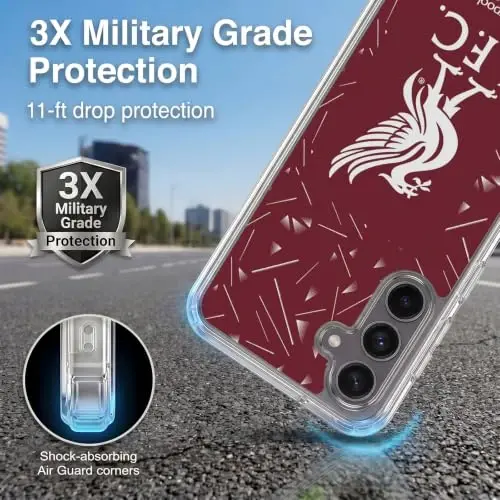 Head Case Designs Officially Licensed Liverpool Football Club Home 2026/27 Kit Gel Case [Military Grade Protection] Compatible with Samsung Galaxy S24 5G and Compatible with MagSafe - Head Case Designs (1)