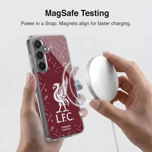 Head Case Designs Officially Licensed Liverpool Football Club Home 2026/27 Kit Gel Case [Military Grade Protection] Compatible with Samsung Galaxy S24 5G and Compatible with MagSafe - 3