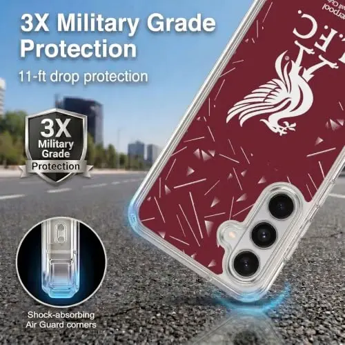 Head Case Designs Officially Licensed Liverpool Football Club Home 2026/27 Kit Gel Case [Military Grade Protection] Compatible with Samsung Galaxy S26 Plus and Compatible with MagSafe - Head Case Designs (1)