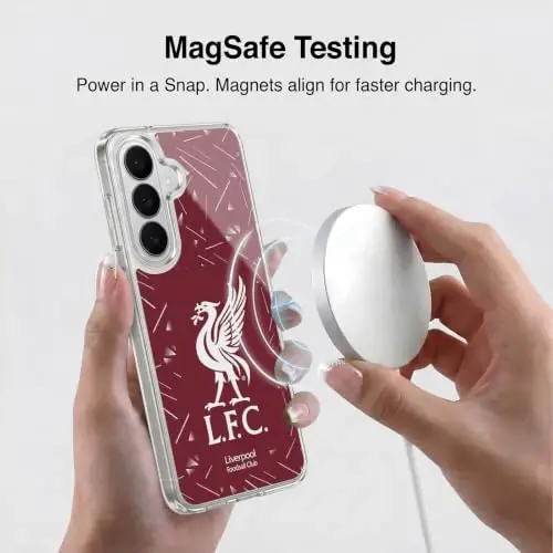 Head Case Designs Officially Licensed Liverpool Football Club Home 2026/27 Kit Gel Case [Military Grade Protection] Compatible with Samsung Galaxy S26 Plus and Compatible with MagSafe - 3