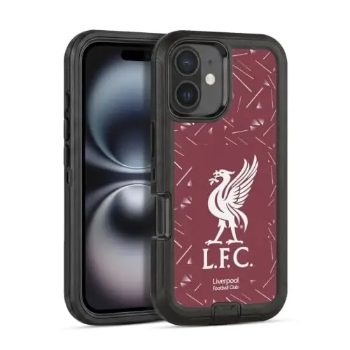 Head Case Designs Officially Licensed Liverpool Football Club Home 2026/27 Kit Ultra-Armoured Shockproof Case [Military Grade Protection] Compatible with Apple iPhone 16 - 1