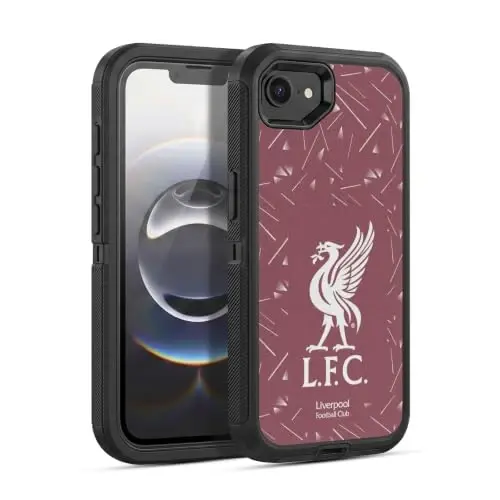 Head Case Designs Officially Licensed Liverpool Football Club Home 2026/27 Kit Ultra-Armoured Shockproof Case [Military Grade Protection] Compatible with Apple iPhone 16e / iPhone 17e - 1