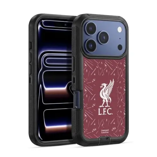 Head Case Designs Officially Licensed Liverpool Football Club Home 2026/27 Kit Ultra-Armoured Shockproof Case [Military Grade Protection] Compatible with Apple iPhone 17 Pro - 1