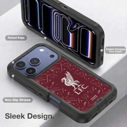 Head Case Designs Officially Licensed Liverpool Football Club Home 2026/27 Kit Ultra-Armoured Shockproof Case [Military Grade Protection] Compatible with Apple iPhone 18 Pro Max - Head Case Designs (1)