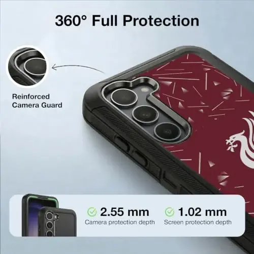 Head Case Designs Officially Licensed Liverpool Football Club Home 2026/27 Kit Ultra-Armoured Shockproof Case [Military Grade Protection] Compatible with Samsung Galaxy S23+ 5G - 3